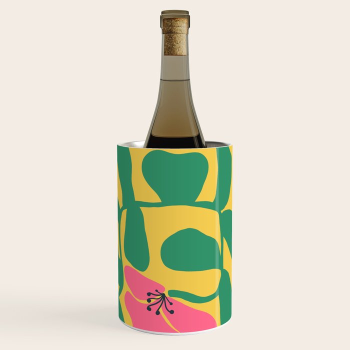 Midcentury Hibiscus 2 Wine Chiller Gallery Image 3