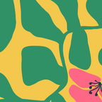 Midcentury Hibiscus 2 Coffee Mug Gallery Image 2