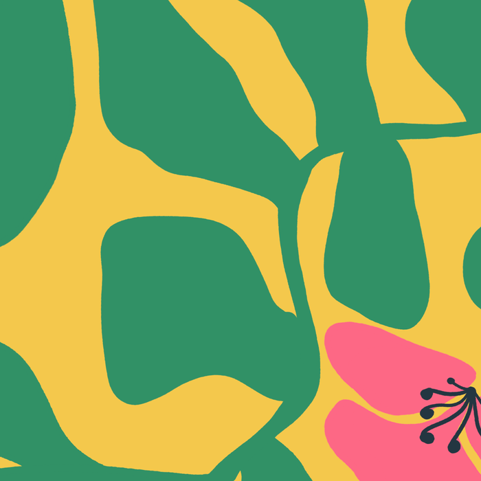 Midcentury Hibiscus 2 Coffee Mug Gallery Image 2