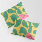 Midcentury Hibiscus 2 Pillow Sham Gallery Image 3
