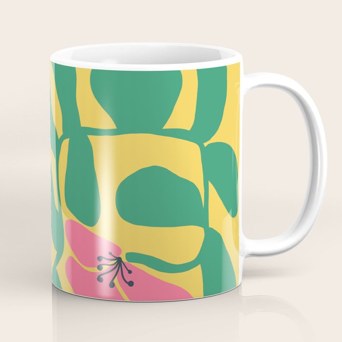 Midcentury Hibiscus 2 Coffee Mug Gallery Image 1