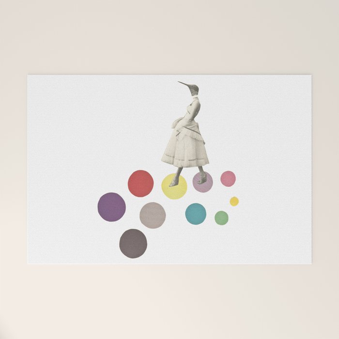 Bird Lady Welcome Mat Gallery Image 1
