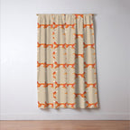 Fractal geometric fox Window Curtain Gallery Image 3