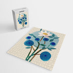 Stylized Lotus Flower Art Jigsaw Puzzle Gallery Image 2