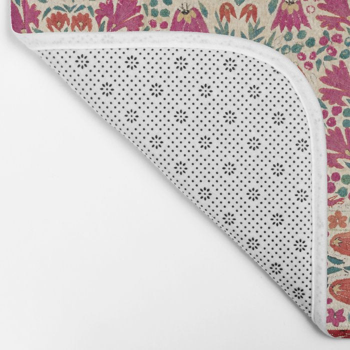 Tekke Asmalyk Embroidered Trapping Print Bath Mat Gallery Image 2