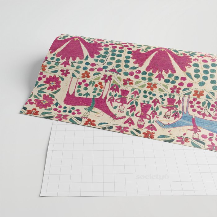 Tekke Asmalyk Embroidered Trapping Print Wrapping Paper Gallery Image 2