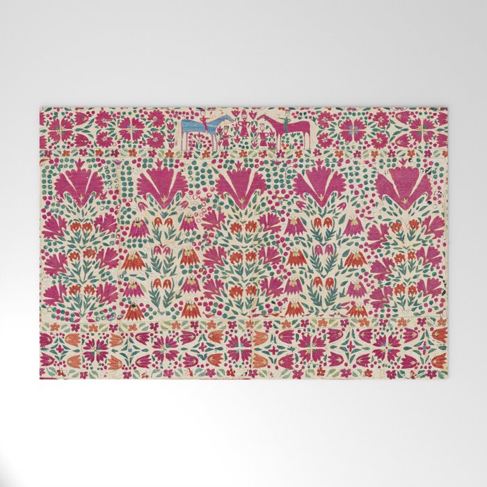 Tekke Asmalyk Embroidered Trapping Print Welcome Mat Gallery Image 1