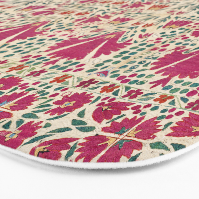 Tekke Asmalyk Embroidered Trapping Print Bath Mat Gallery Image 3