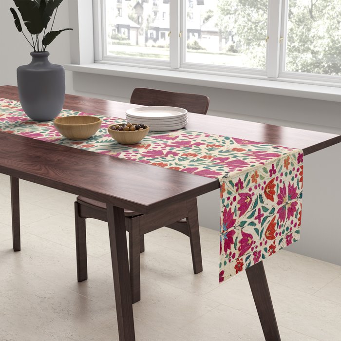 Tekke Asmalyk Embroidered Trapping Print Table Runner Gallery Image 2