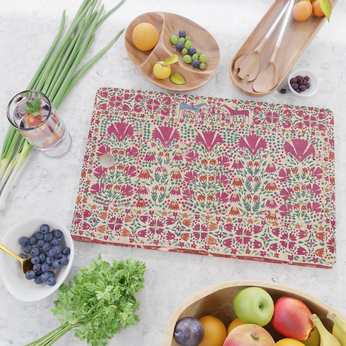 Tekke Asmalyk Embroidered Trapping Print Cutting Board Gallery Image 2