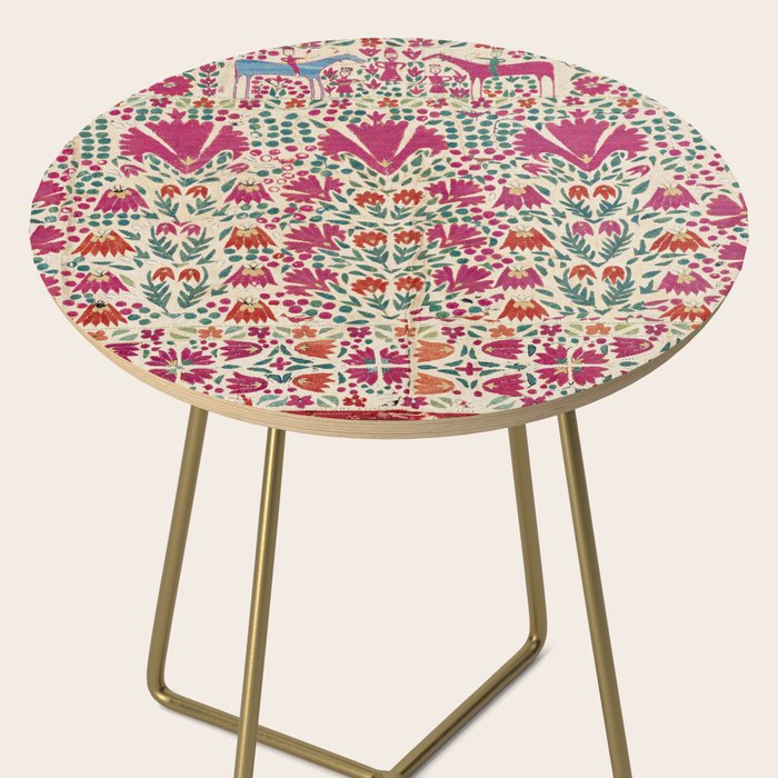 Tekke Asmalyk Embroidered Trapping Print Side Table Gallery Image 2