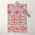 Tekke Asmalyk Embroidered Trapping Print Wrapping Paper Gallery Image 1