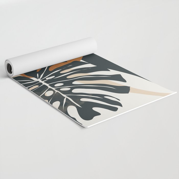 Abstract Art Tropical Leaves 7 Yoga Mat Gallery Image 2