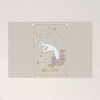 Aquarius Zodiac Sign Welcome Mat Gallery Image 1