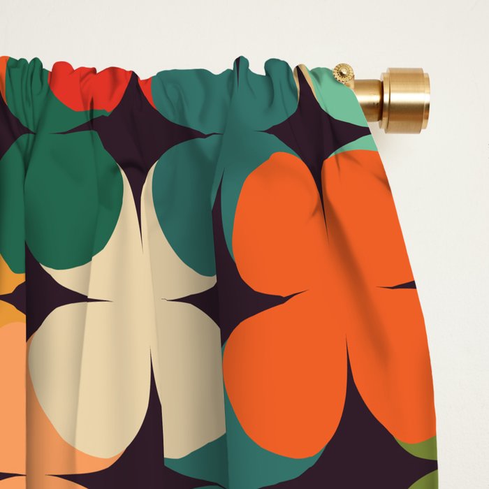 Lucky Clover Window Curtain Gallery Image 2