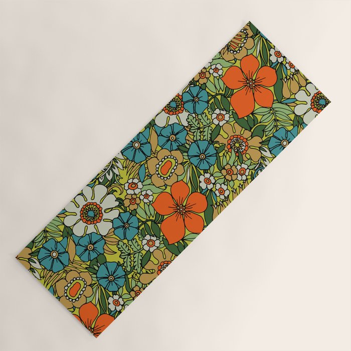 70s Plate Yoga Mat Gallery Image 1