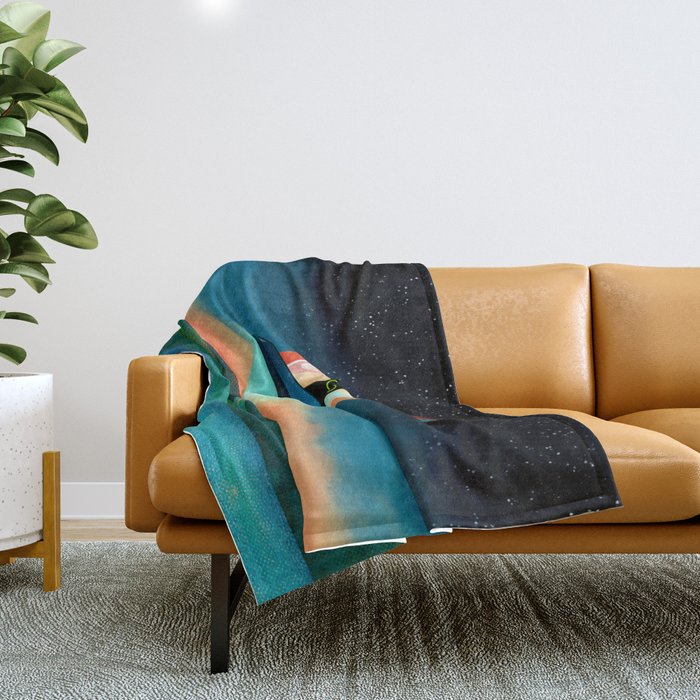 The Purrfect Alien Throw Blanket Gallery Image 1