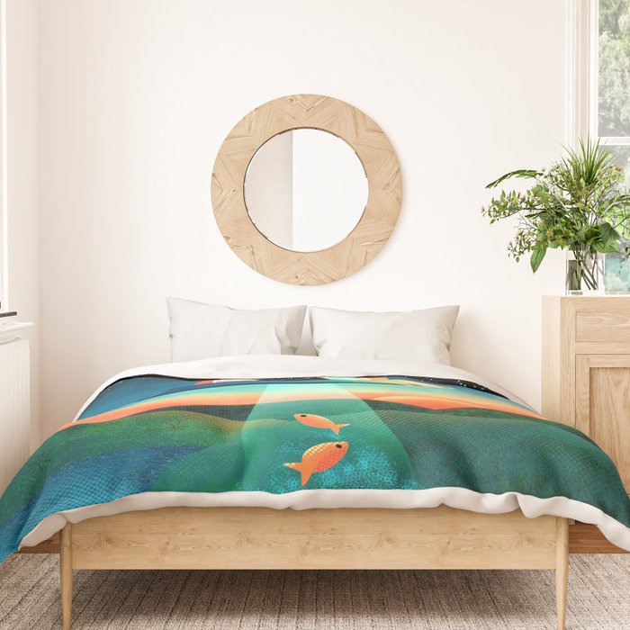 The Purrfect Alien Duvet Cover Gallery Image 3