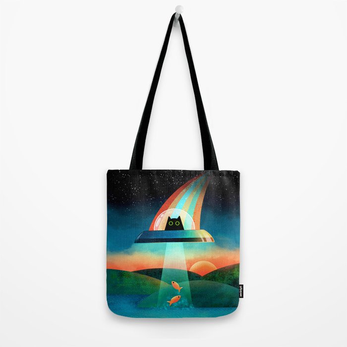 The Purrfect Alien Tote Bag Gallery Image 2