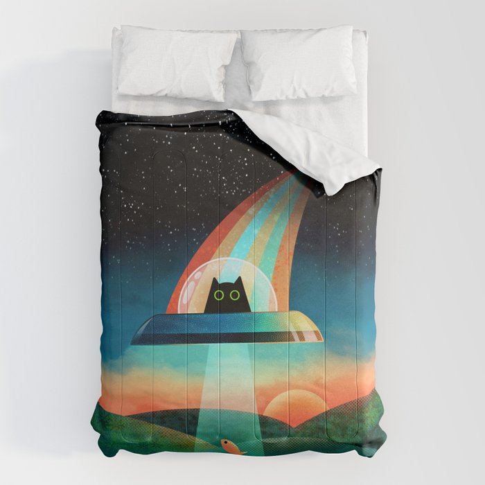 The Purrfect Alien Comforter Gallery Image 1
