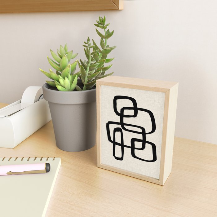 Retro Ink Mini Art Print Gallery Image 2