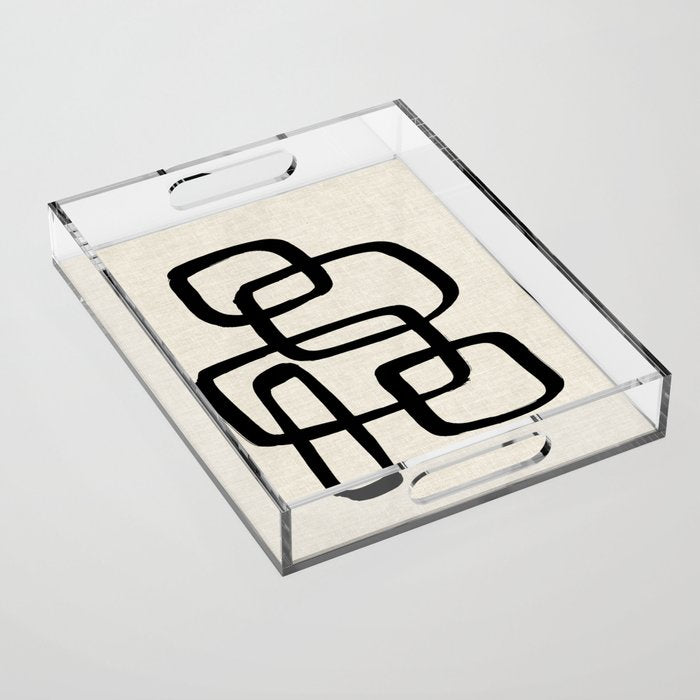 Retro Ink Acrylic Tray Gallery Image 1
