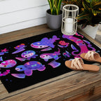 Stabby marine life Outdoor Rug Gallery Image 2