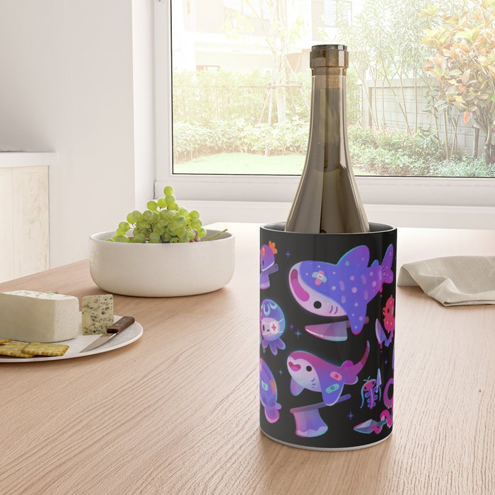Stabby marine life Wine Chiller Gallery Image 4