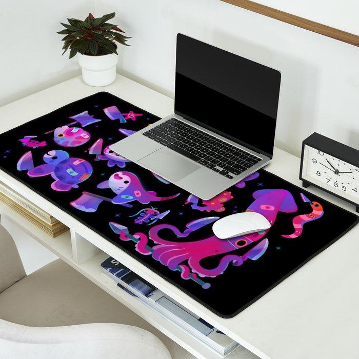 Stabby marine life Desk Mat Gallery Image 2