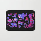 Stabby marine life Bath Mat Gallery Image 1