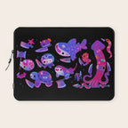 Stabby marine life Laptop Sleeve Gallery Image 1