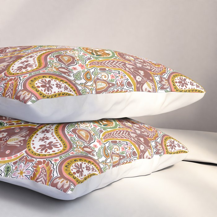 Rustic Paisley Delight Pillow Sham Gallery Image 3