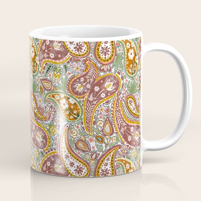 Rustic Paisley Delight Coffee Mug Gallery Image 1