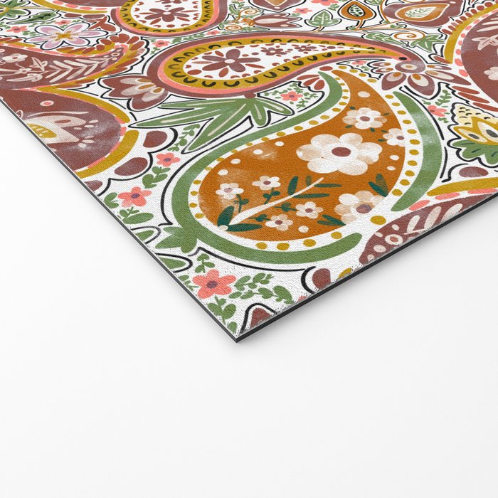 Rustic Paisley Delight Welcome Mat Gallery Image 2