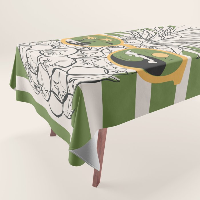Pineapple Dreams 6 Tablecloth Gallery Image 1