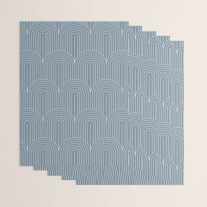 Art Deco Arch Pattern XLI Wrapping Paper Gallery Image 3