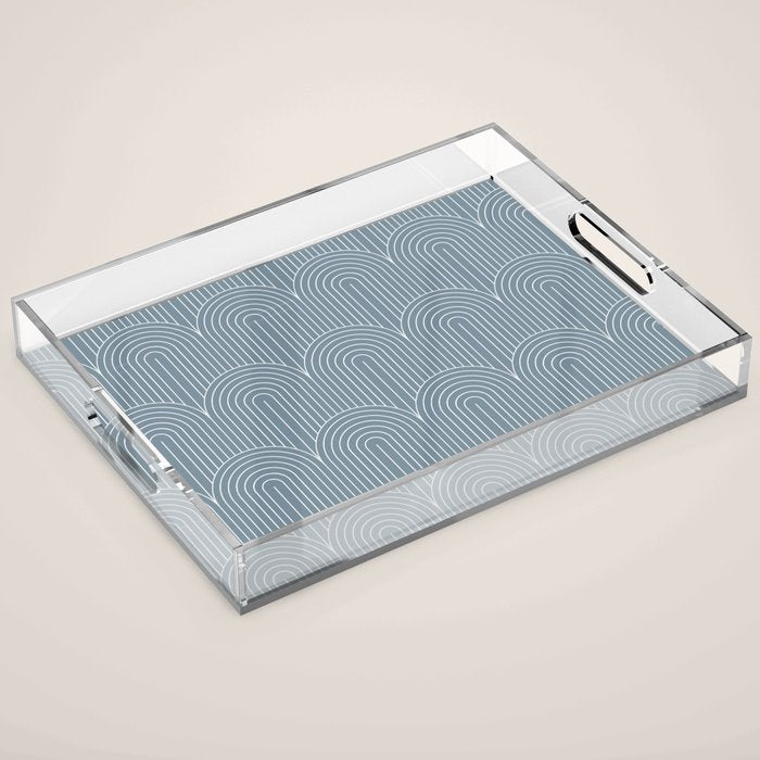 Art Deco Arch Pattern XLI Acrylic Tray Gallery Image 1