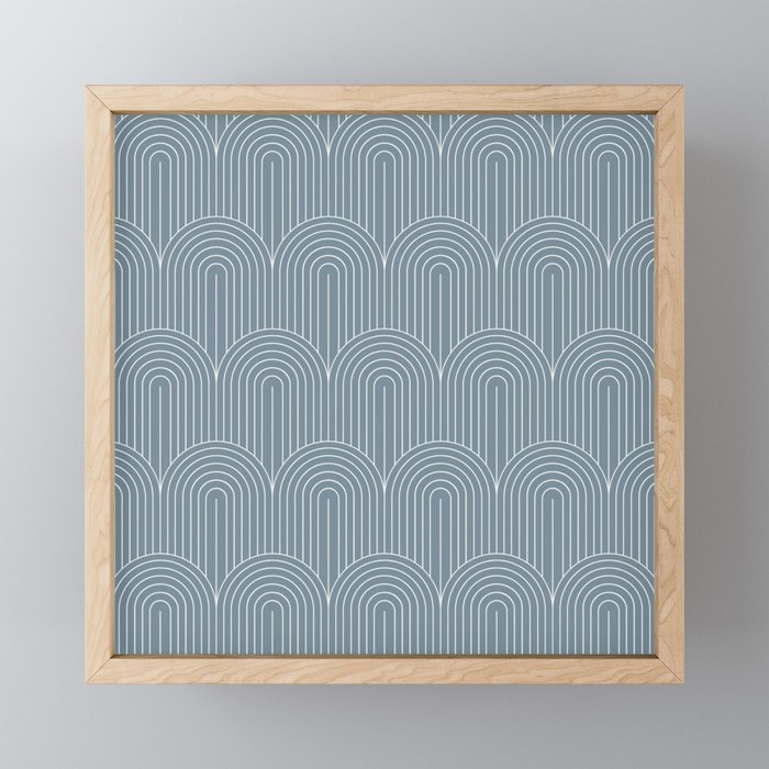 Art Deco Arch Pattern XLI Mini Art Print Gallery Image 1