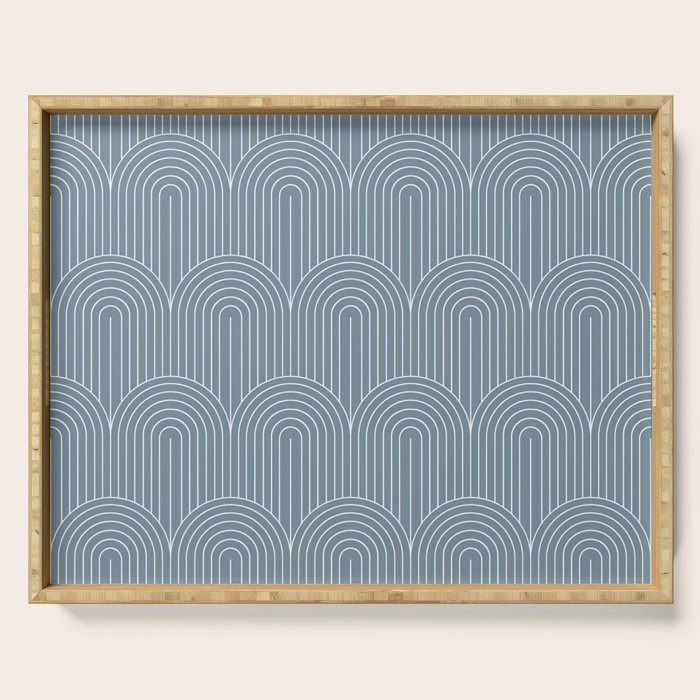 Art Deco Arch Pattern XLI Serving Tray Gallery Image 1