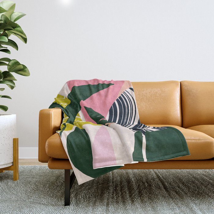 Tropical West Throw Blanket Gallery Image 1