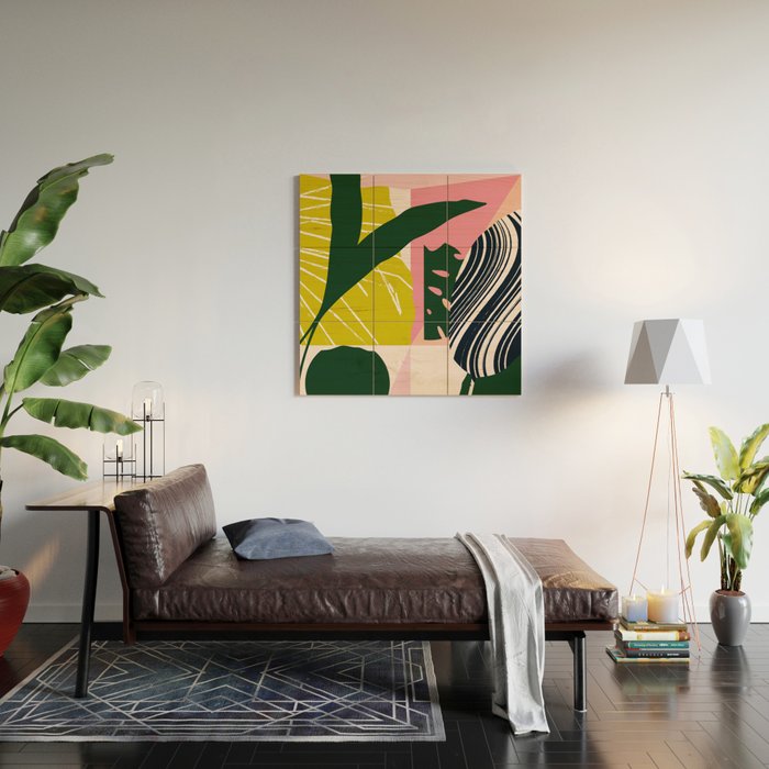 Tropical West Wood Wall Art Gallery Image 2