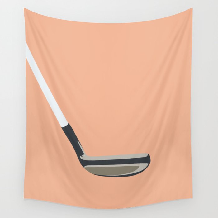 Golf Orange Wall Tapestry Gallery Image 4