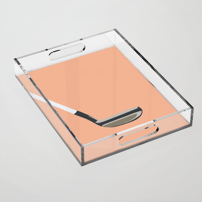 Golf Orange Acrylic Tray Gallery Image 1