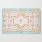  French Rococo Floral Watercolor Panel Cutting Board Gallery Image 1