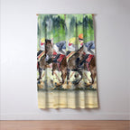Horse Racing 2 Window Curtain Gallery Image 3