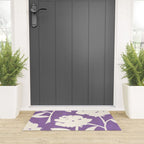 Roses Pattern - Purple  Welcome Mat Gallery Image 3