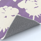 Roses Pattern - Purple  Rug Gallery Image 4