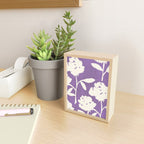 Roses Pattern - Purple  Mini Art Print Gallery Image 2