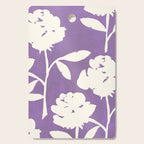 Roses Pattern - Purple  Cutting Board Gallery Image 1