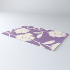 Roses Pattern - Purple  Rug Gallery Image 3